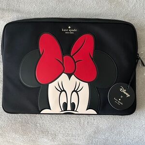 Kate Spade x Disney Minnie Mouse 15” Laptop Sleeve NWT